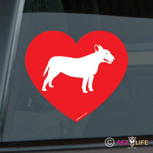 Love Bull Terrier Sticker