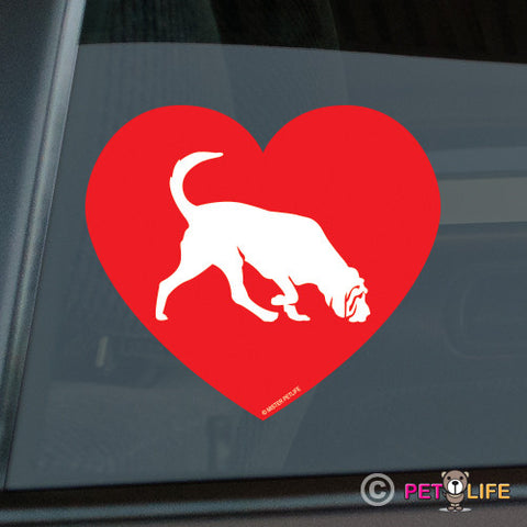 Love Bloodhound Sticker