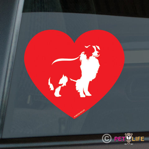 Love Border Collie Sticker