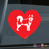 Love Alaskan Klee Kai Sticker