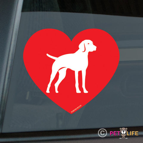 Love Vizsla Sticker