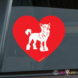 Love Chinese Crested Sticker