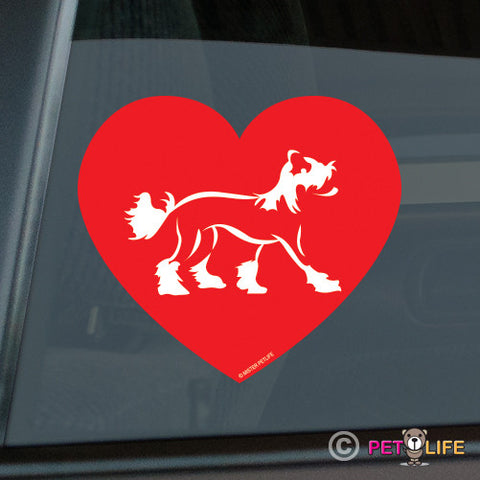 Love Chinese Crested Sticker