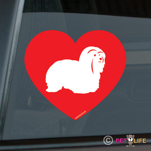 Love Coton de Tulear Sticker