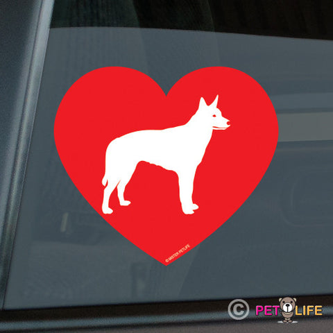 Love Australian Kelpie Sticker