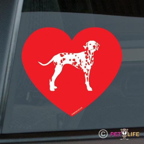 Love Dalmatian Sticker