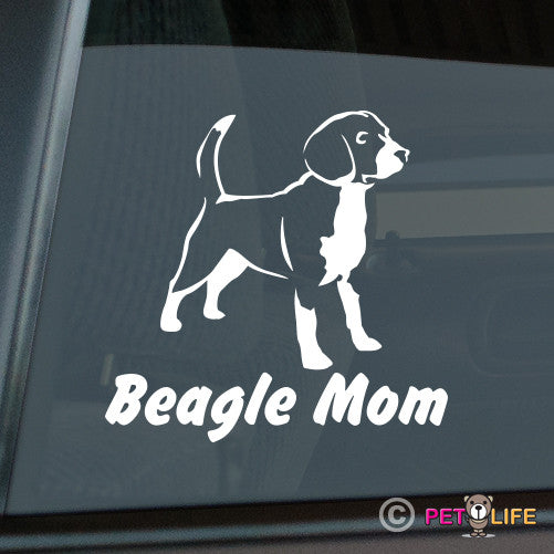 Beagle Mom Sticker