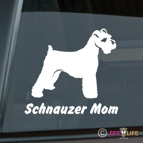 Schnauzer Mom Sticker