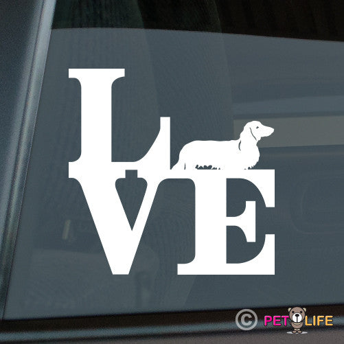 Love Dachshundpark   Sticker