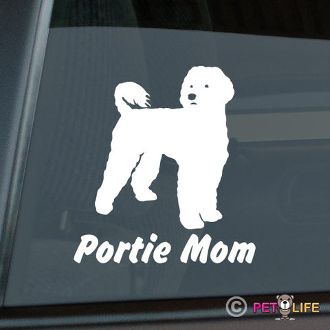 Portuguese Water Dog Mom Sticker