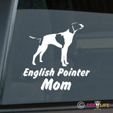 English Pointer Mom Sticker