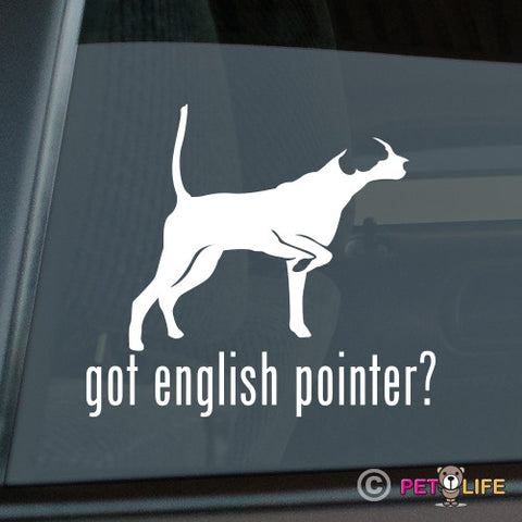 Got English Pointer Sticker