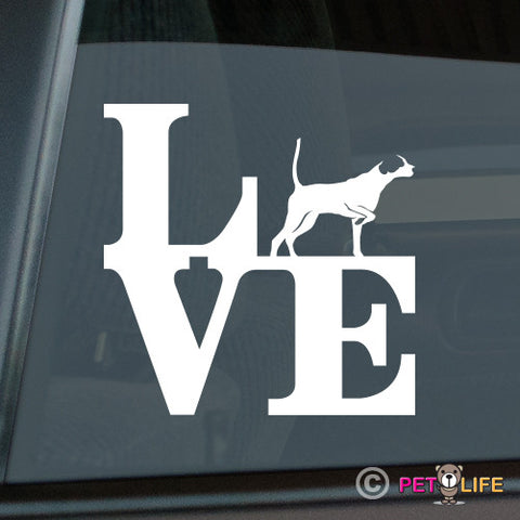 Love English Pointerpark  Sticker