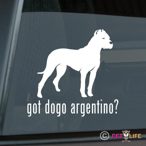 Got Dogo Argentino Sticker