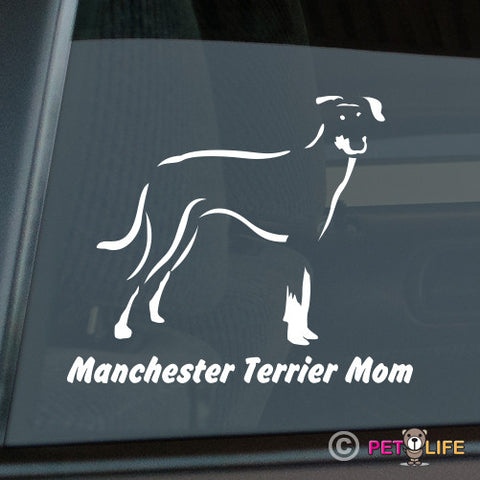 Manchester Terrier Mom Sticker