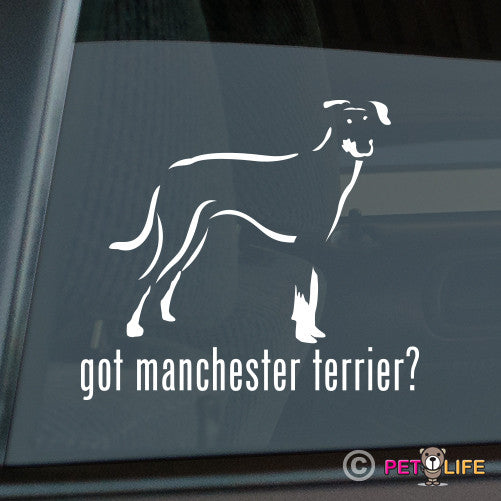 Got Manchester Terrier Sticker