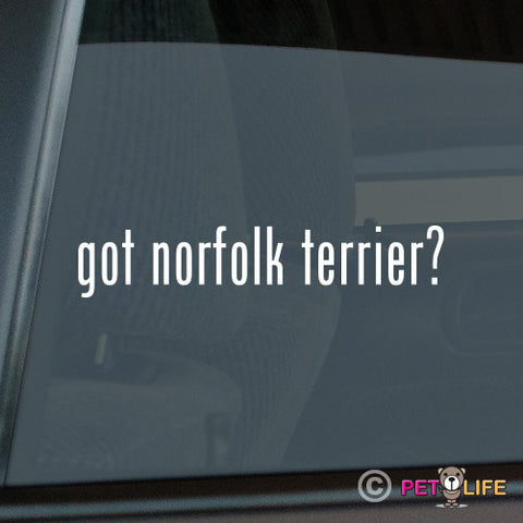 Got Norfolk Terrier Sticker