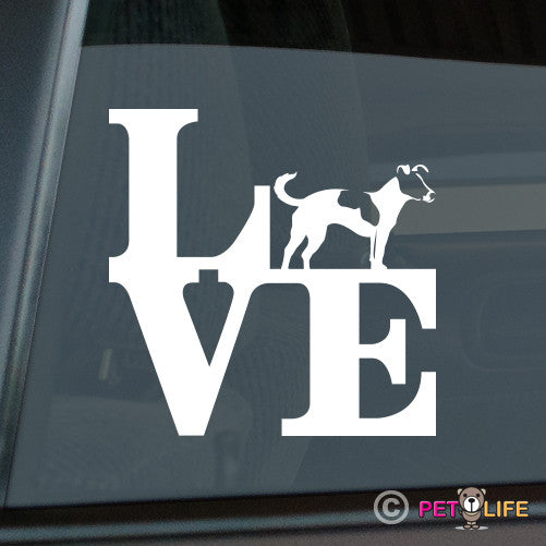 Love Jack Russel Terrierpark profile  Sticker