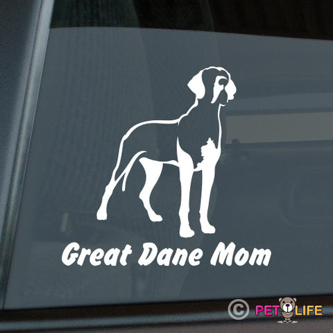 Great Dane Mom Sticker