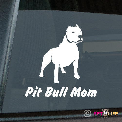 Pit Bull Mom Sticker