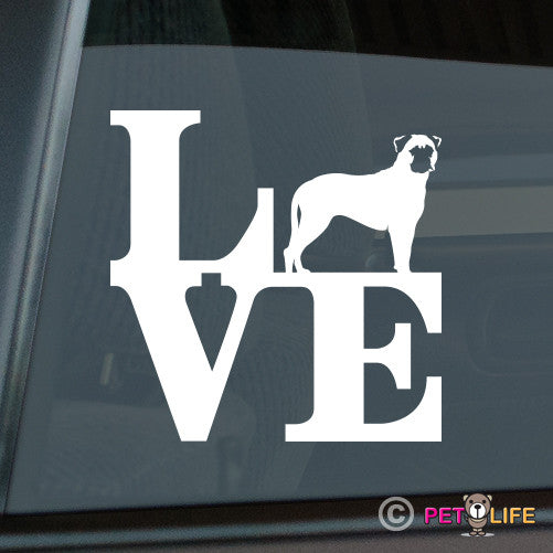 Love Bullmastiffpark Sticker