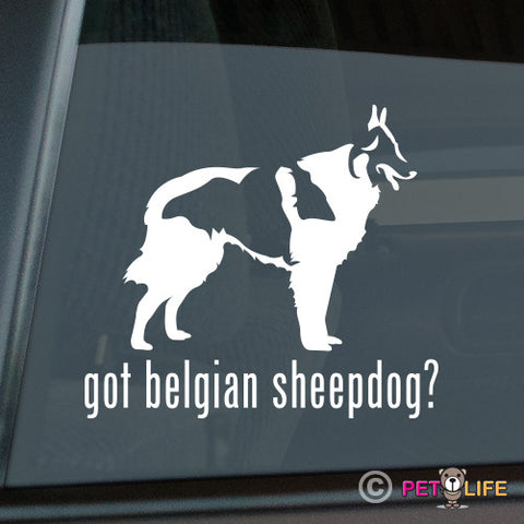 Got Belgian Sheepdog Sticker