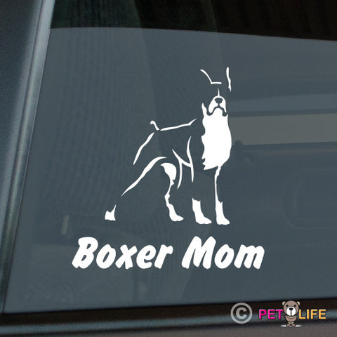 Boxer Mom Sticker