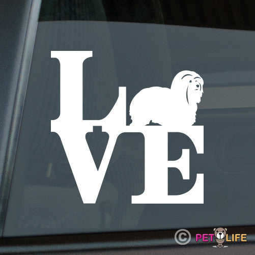 Love Coton de Tulearpark Sticker