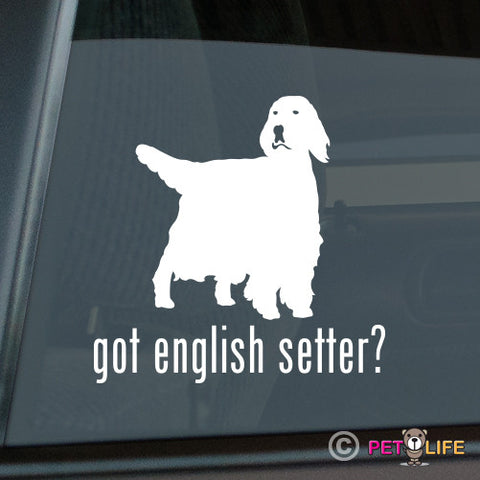 Got English Setter Sticker