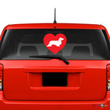 Love Dachshund Sticker