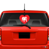 Love English Bulldog Sticker