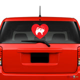 Love Papillon Sticker