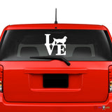 Love Golden Retrieverpark Sticker