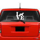 Love Wheaten Terrierpark Sticker