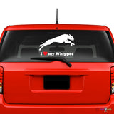 I Love My Whippet Sticker