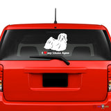 I Love My Lhasa Apso Sticker