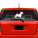 I Love My Scottish Terrier Sticker