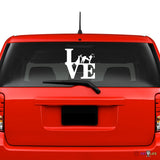 Love Jack Russel Terrierpark profile  Sticker