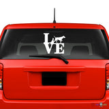 Love Vizslapark   Sticker